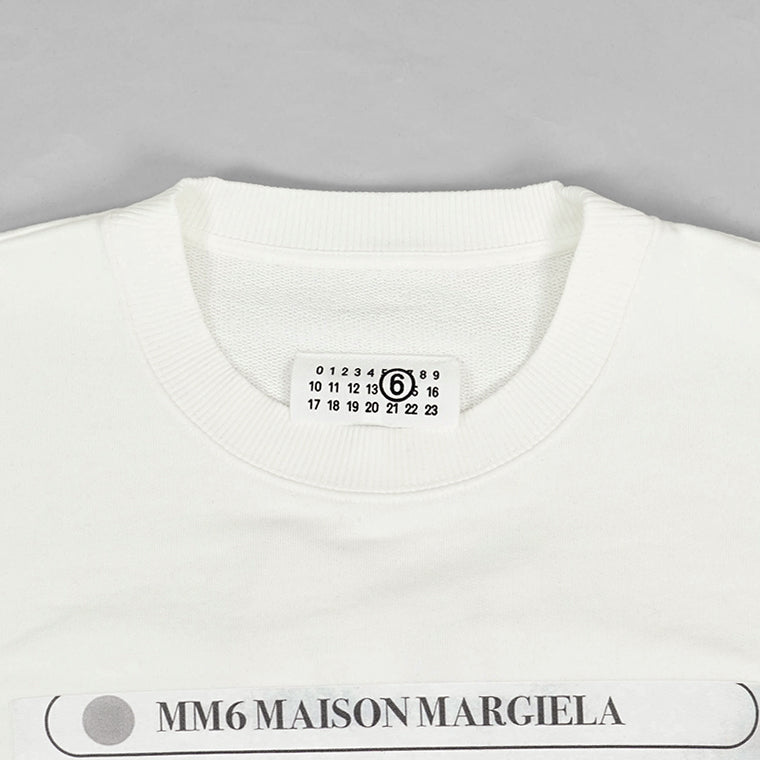 MM6 Maison Margiela メンズ スウェットシャツ NEWSPAPER PRINT JERSEY SWEATSHIRT SH0GU0024 M25012 2カラー