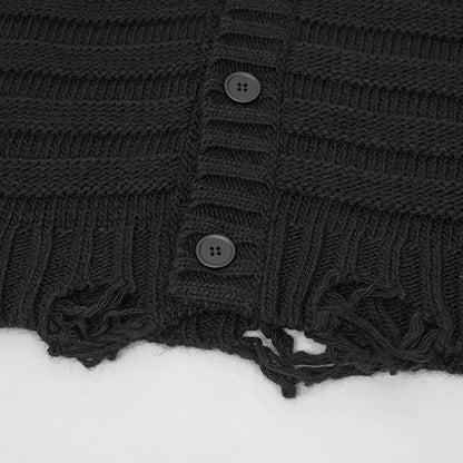 MM6 Maison Margiela メンズ カーディガン SH0HP0005 M13040 BLACK ブラック 900
