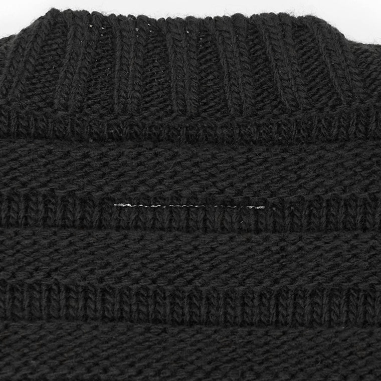 MM6 Maison Margiela メンズ カーディガン SH0HP0005 M13040 BLACK ブラック 900