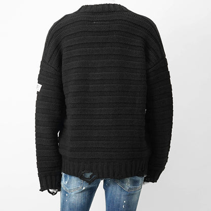 MM6 Maison Margiela メンズ カーディガン SH0HP0005 M13040 BLACK ブラック 900