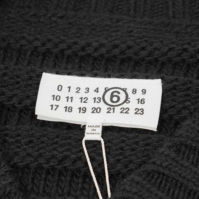 MM6 Maison Margiela メンズ カーディガン SH0HP0005 M13040 BLACK ブラック 900