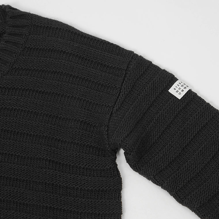 MM6 Maison Margiela メンズ カーディガン SH0HP0005 M13040 BLACK ブラック 900