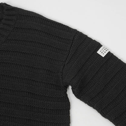 MM6 Maison Margiela メンズ カーディガン SH0HP0005 M13040 BLACK ブラック 900