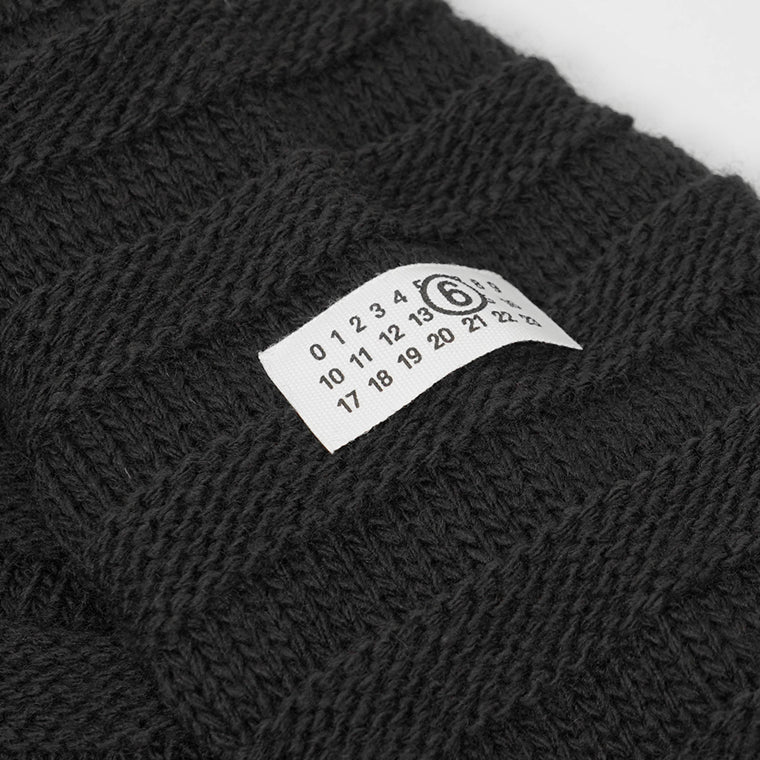 MM6 Maison Margiela メンズ カーディガン SH0HP0005 M13040 BLACK ブラック 900