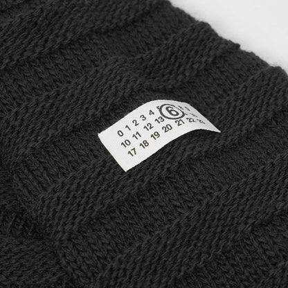MM6 Maison Margiela メンズ カーディガン SH0HP0005 M13040 BLACK ブラック 900