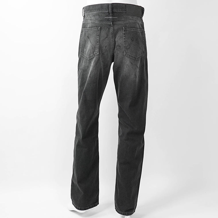 【2026SS SUMMER SALE】MM6 Maison Margiela メンズ ジーンズ SH0LA0035 M30064 ウォッシュブラック 961