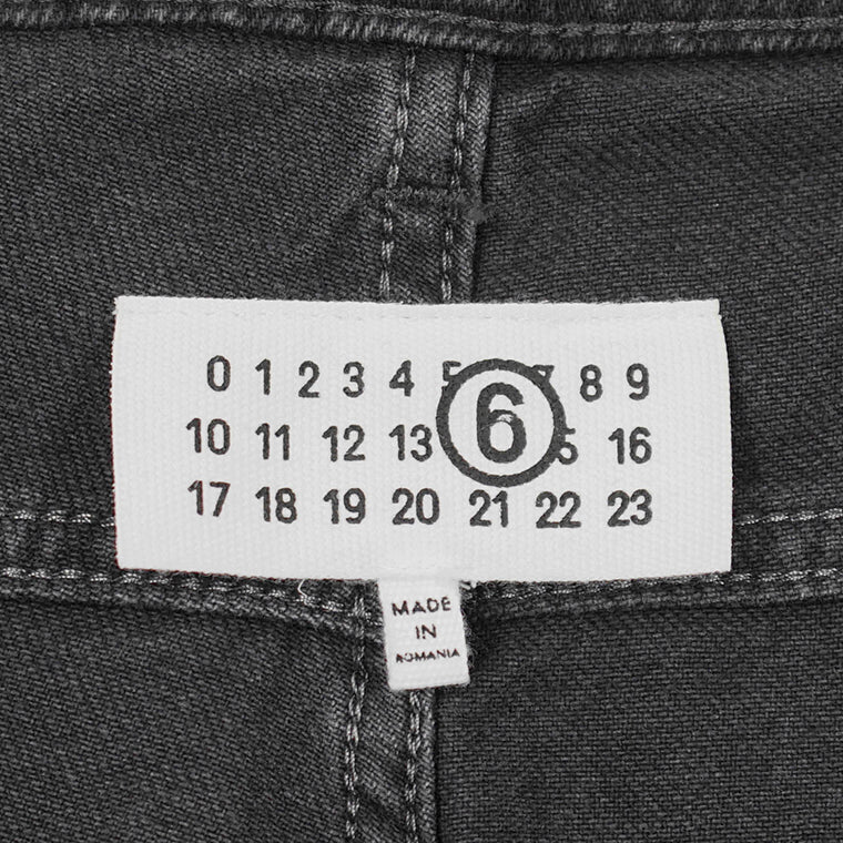 【2026SS SUMMER SALE】MM6 Maison Margiela メンズ ジーンズ SH0LA0035 M30064 ウォッシュブラック 961