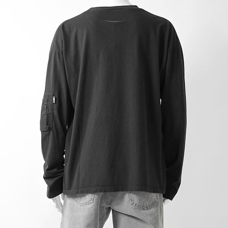 MM6 Maison Margiela メンズ 長袖Tシャツ SH0NH0022 M20050 BLACK ブラック 900