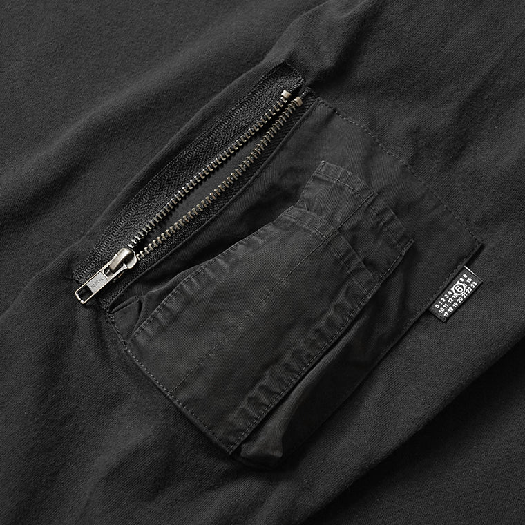 MM6 Maison Margiela メンズ 長袖Tシャツ SH0NH0022 M20050 BLACK ブラック 900