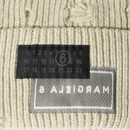 MM6 Maison Margiela メンズ レディース ニットキャップ SH0TB0001 M13138 ベージュ 806M