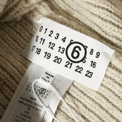 MM6 Maison Margiela メンズ レディース ニットキャップ SH0TB0001 M13138 ベージュ 806M