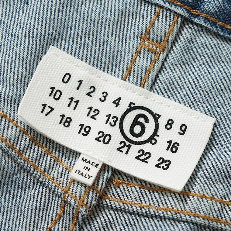 【2026SS SUMMER SALE】MM6 Maison Margiela メンズ ジーンズ SH2LA0054 M30058 ウォッシュブルー 961