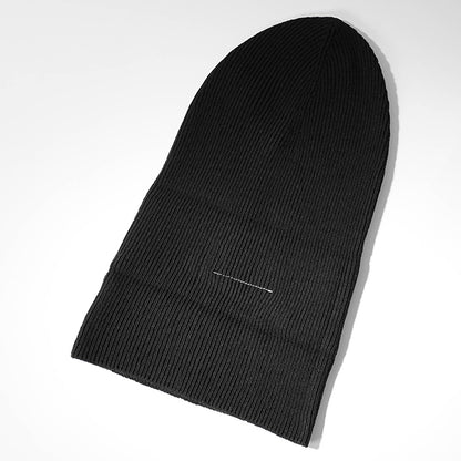 MM6 Maison Margiela メンズ レディース ニットキャップ TAPED LABEL WOOL BEANIE SH2TB0003 M13168 ブラック 900S