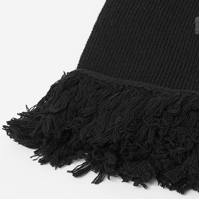 MM6 Maison Margiela レディース マフラー TAPED LABEL WOOL SCARF SH2TE0004 M13168 ブラック 900S