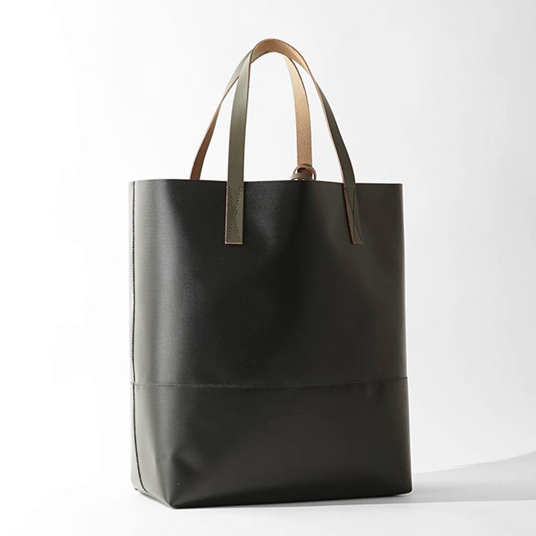 MARNI メンズ レディース トートバッグ NORTH SOUTH OPEN SHOPPER SHMQ0037A1 P5769 ブラック カーキ 01N99