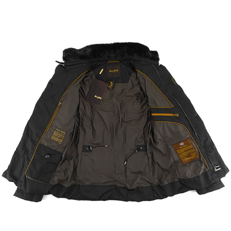 MooRER メンズ ダウンコート SIRO KM ブラック NERO