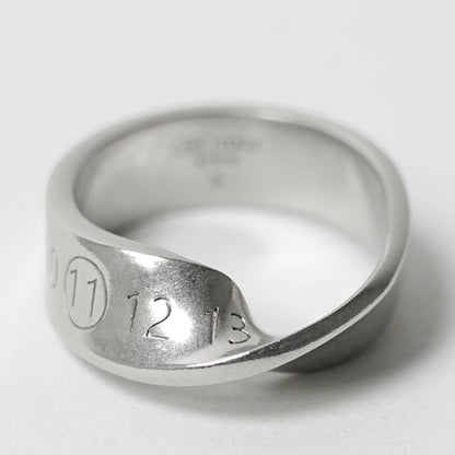 Maison Margiela メンズ リング LOGO TWISTED NUMBER RING SM1UQ0057 S12975 シルバー 951