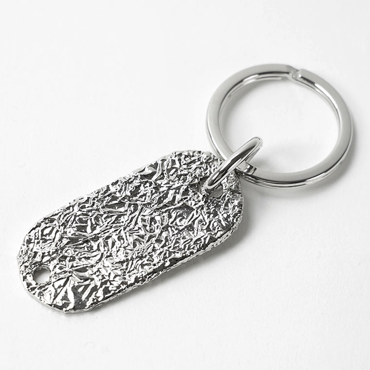 MM6 Maison Margiela レディース メンズ キーリング SILVER FOIL KEYRING SM6UA0020 P6622 PALLADIO BURATTATO シルバー 956