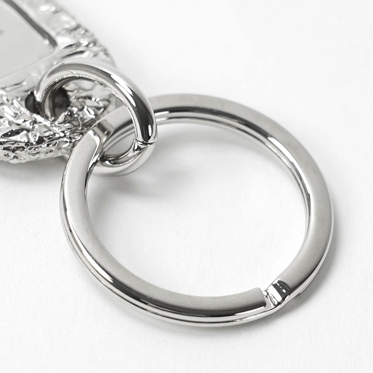 MM6 Maison Margiela レディース メンズ キーリング SILVER FOIL KEYRING SM6UA0020 P6622 PALLADIO BURATTATO シルバー 956