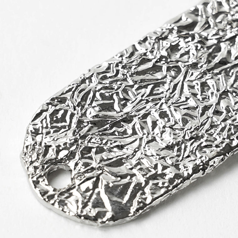 MM6 Maison Margiela レディース メンズ キーリング SILVER FOIL KEYRING SM6UA0020 P6622 PALLADIO BURATTATO シルバー 956
