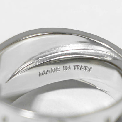 MM6 Maison Margiela メンズ リング TRIPLE LOGO NUMERIC SIGNATURE RING SM6UQ0073 P6627 シルバー 956