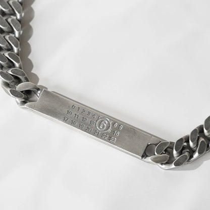 MM6 Maison Margiela レディース メンズ ネックレス CHAIN NECKLACE SM6UU0033 SV0235 シルバー 954