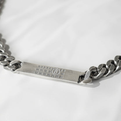 MM6 Maison Margiela レディース メンズ ネックレス CHAIN NECKLACE SM6UU0033 SV0235 シルバー 954