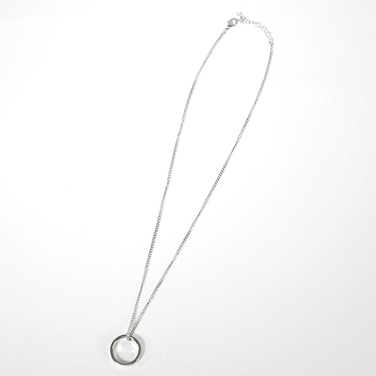 MM6 Maison Margiela レディース メンズ ネックレス NUMERIC MINIMAL SIGNATURE RING NECKLACE SM6UU0048 P6469 シルバー 951