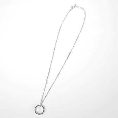 MM6 Maison Margiela レディース メンズ ネックレス NUMERIC MINIMAL SIGNATURE RING NECKLACE SM6UU0048 P6469 シルバー 951