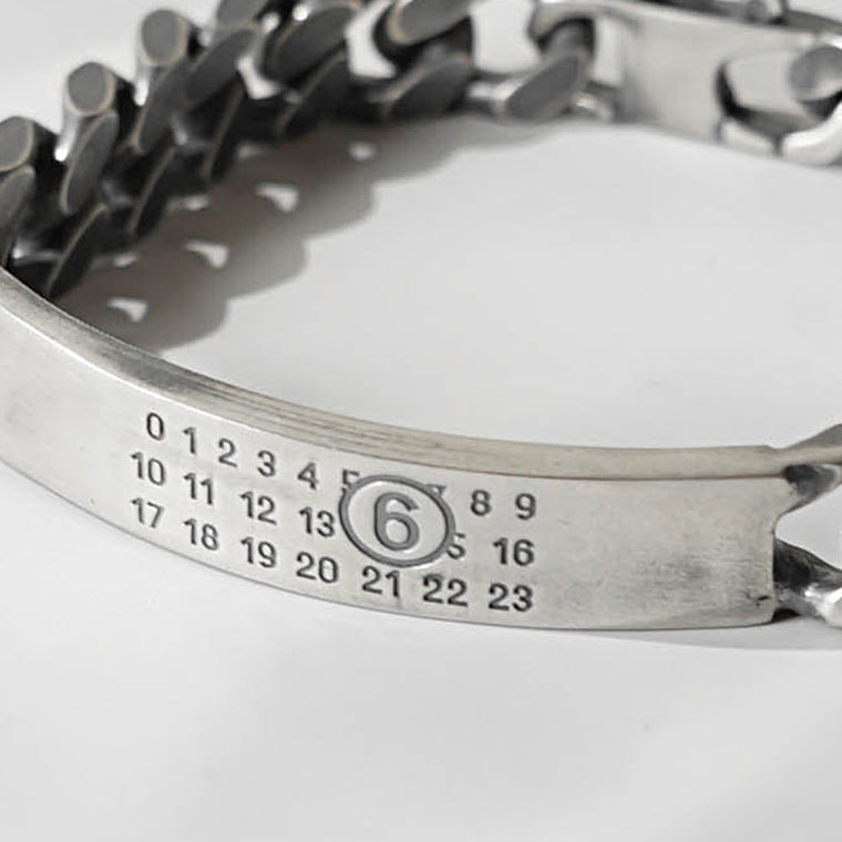 MM6 Maison Margiela メンズ レディース ブレスレット CHAIN BRACELET SM6UY0049 SV0235 シルバー 954