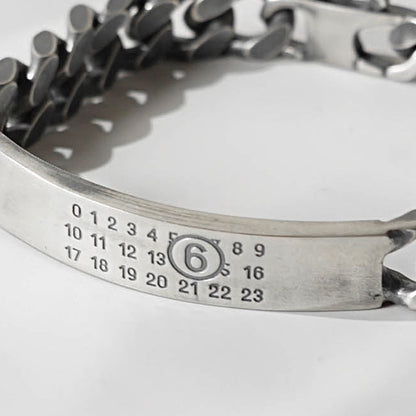 MM6 Maison Margiela メンズ レディース ブレスレット CHAIN BRACELET SM6UY0049 SV0235 シルバー 954