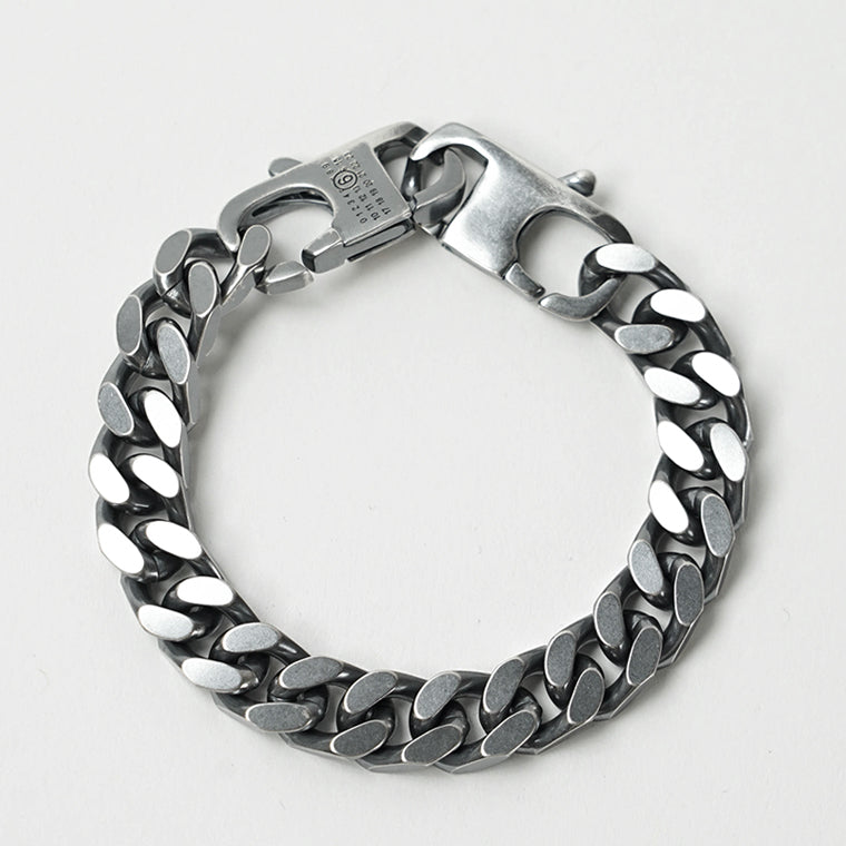 MM6 Maison Margiela メンズ レディース ブレスレット SM6UY0110 P8884 ARGENTO BRUNITO シルバー 954