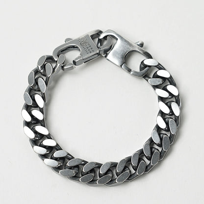 MM6 Maison Margiela メンズ レディース ブレスレット SM6UY0110 P8884 ARGENTO BRUNITO シルバー 954