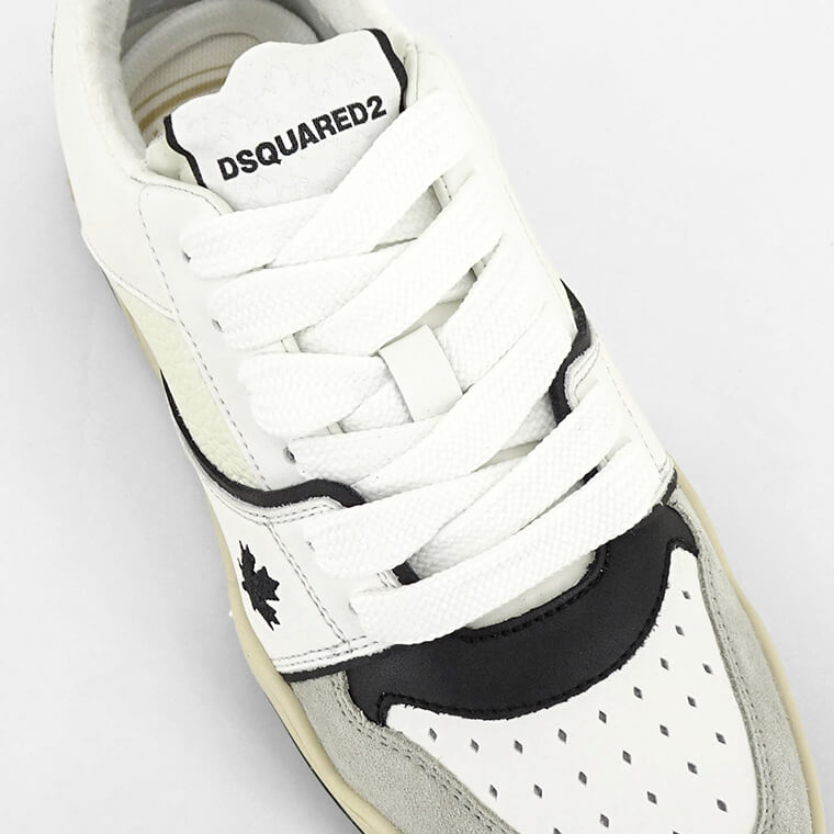 ディースクエアード DSQUARED2 メンズ スニーカー ホワイト ブラック