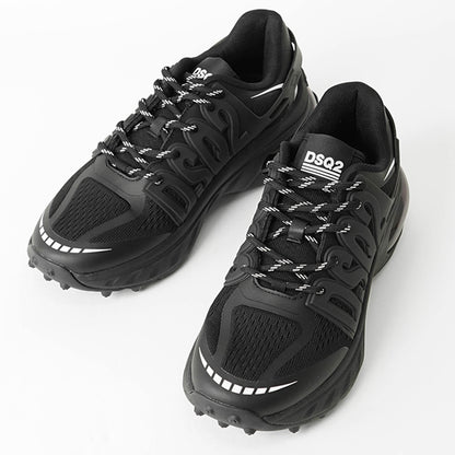 DSQUARED2 メンズ スニーカー BUBBLE SNM0445 59208415 BLACK BLACK BLACK ブラック M1484