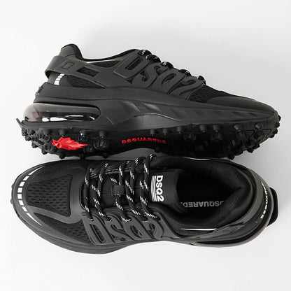 DSQUARED2 メンズ スニーカー BUBBLE SNM0445 59208415 BLACK BLACK BLACK ブラック M1484