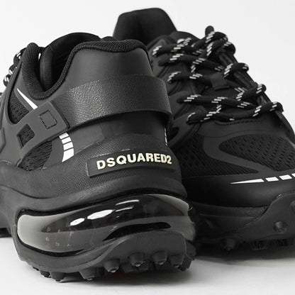 DSQUARED2 メンズ スニーカー BUBBLE SNM0445 59208415 BLACK BLACK BLACK ブラック M1484
