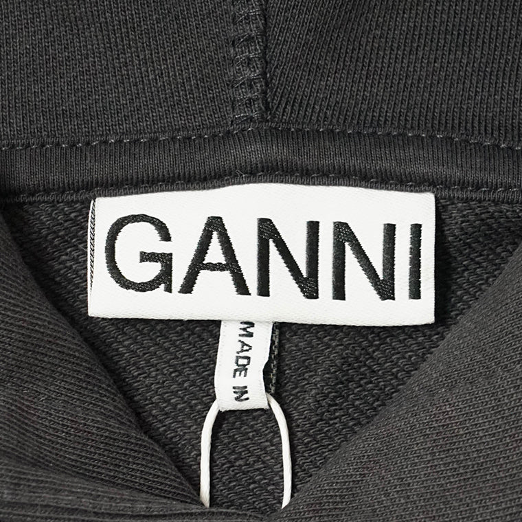 GANNI レディース パーカー T4360 PHANTOM チャコールグレー 252