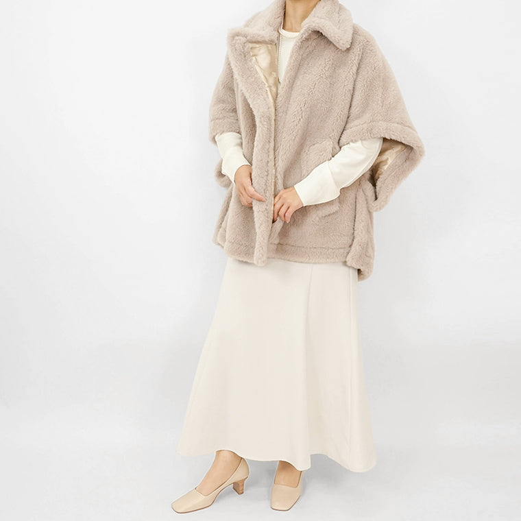 Max Mara レディース ケープ TEBE1 2524736122 BEIGE ベージュ 002