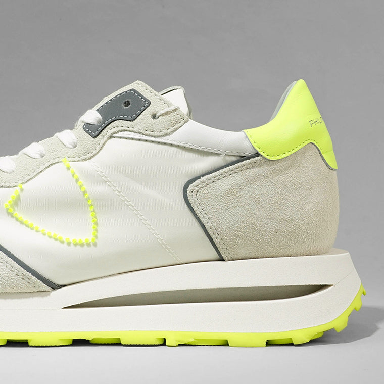 PHILIPPE MODEL メンズ スニーカー TROPEZ HAUTE LOW MAN TKLU WN06 ホワイト イエロー BLANC JAUNE