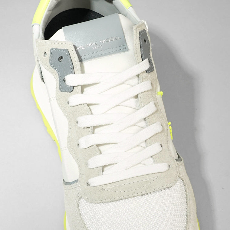 PHILIPPE MODEL メンズ スニーカー TROPEZ HAUTE LOW MAN TKLU WN06 ホワイト イエロー BLANC JAUNE