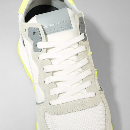 PHILIPPE MODEL メンズ スニーカー TROPEZ HAUTE LOW MAN TKLU WN06 ホワイト イエロー BLANC JAUNE