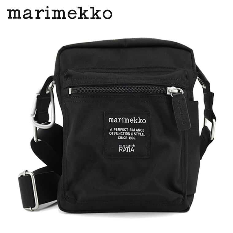 marimekko レディース ショルダーバッグ CASH & CARRY 092517 BLACK ブラック 999