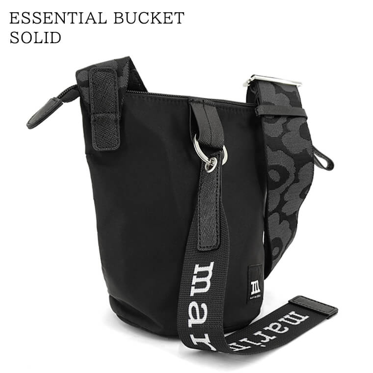 marimekko レディース メンズ ショルダーバッグ ESSENTIAL BUCKET SOLID 091201 BLACK ブラック 009