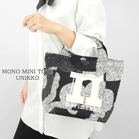 marimekko レディース トートバッグ MONO MINI TOTE UNIKKO 094579 BLACK WHITE ブラック ホワイト 910