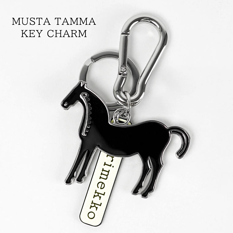 marimekko レディース メンズ キーリング MUSTA TAMMA KEY CHARM 095291 ブラック 091