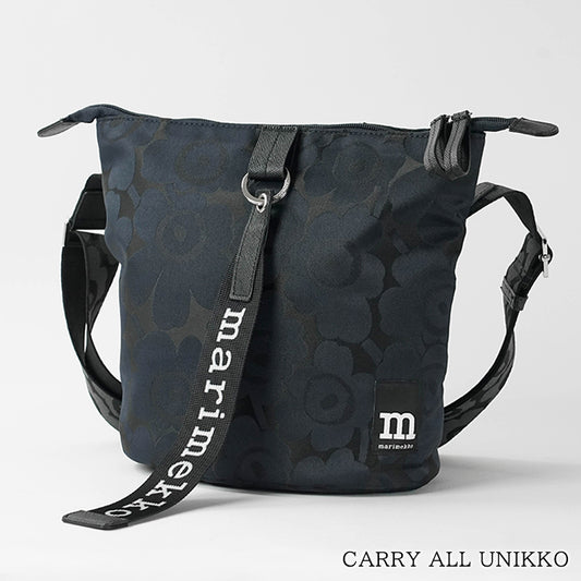 marimekko レディース メンズ ショルダーバッグ CARRY ALL UNIKKO 095300 ダークネイビー 550