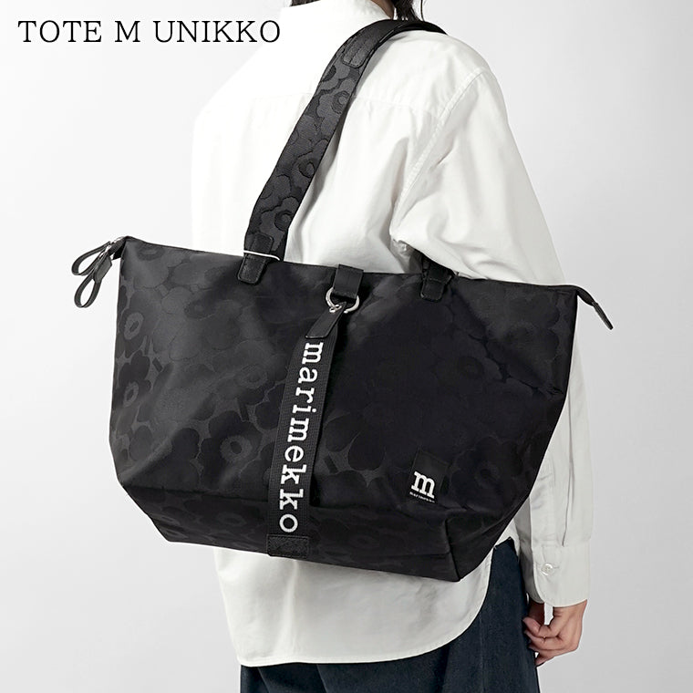 marimekko レディース トートバッグ TOTE M UNIKKO 095310 ブラック 999