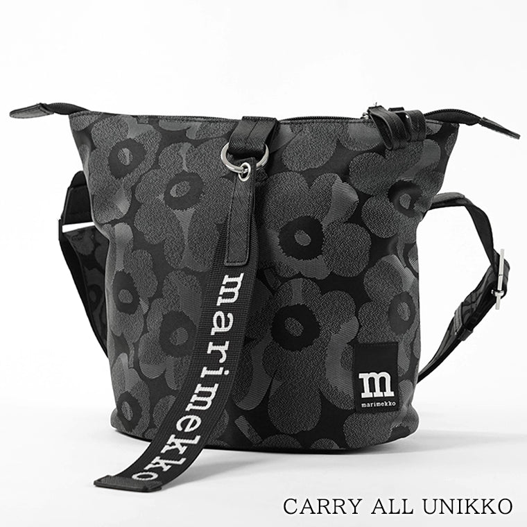 marimekko レディース メンズ ショルダーバッグ CARRY ALL UNIKKO 095837 グレー ダークグレー 991