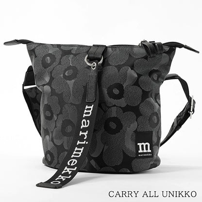 marimekko レディース メンズ ショルダーバッグ CARRY ALL UNIKKO 095837 グレー ダークグレー 991